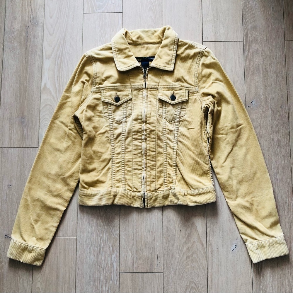 Vintage Abercrombie & Fitch Corduroy Western Zip Up Jacket Women’s Size S